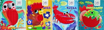 КНИГА СЕНСОРНАЯ КНИГА ДИНОЗАВРЫ