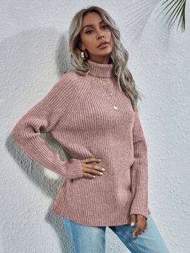 SHEIN SWETER GOLF RÓŻOWY RM X244073