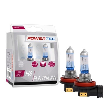 Żarówka PowerTec H8 PLATINUM+130% 12V 35W DUO BOX
