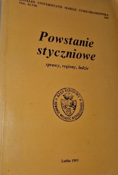 UMCS Powstanie styczniowe Sprawy Regiony Ludzie Barbara Gąsior stan BDB
