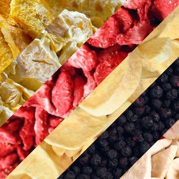 OWOCOWY CHIPS Owoce Liofilizowane 120g ZDROWA PRZEKĄSKA Rajski HiFOOD