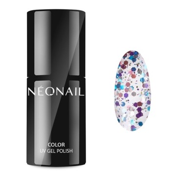 NeoNail Lakier Hybrydowy 7,2 ml - Crazy Confetti
