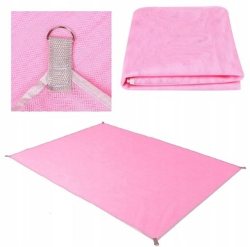 ПЛЯЖНЫЙ КОВРИК БЕЗ ПЕСКА ПЛЯЖНОЕ ОДЕЯЛО 200x200см XXL