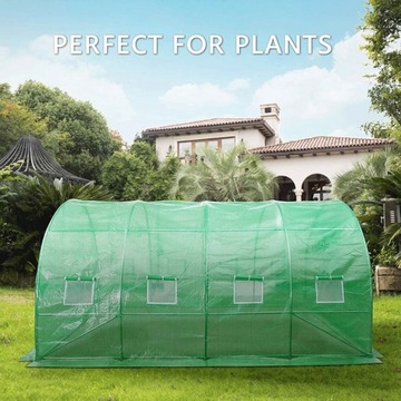 Садовый туннель из фольги 8м2 Теплица 4м х 2м 8 окон в сад высокого качества