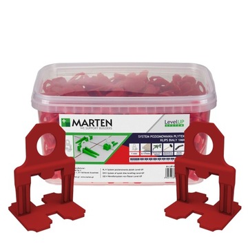 SZYBKI SYSTEM POZIOMOWANIA PŁYTEK 200 KLIPSÓW 3MM
