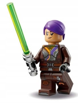 LEGO minifgurka S.Wars SW1302 Sabine Wren 75362 + BROŃ plus hełm NOWA
