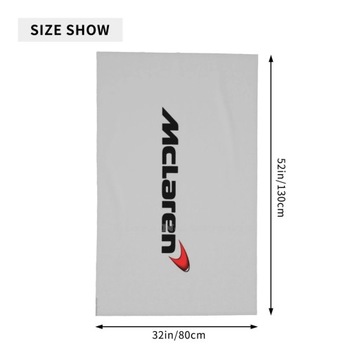 Пляжные полотенца Mclaren Race быстросохнущие, спортивные