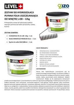 Folia w płynie 12kg Wałek Malarski Hydroizolacja