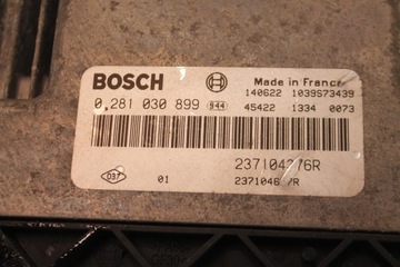 JEDNOTKA ŘÍZENÍ MOTORU 273104376R RENAULT CAPTUR 1.5 DCI 13-19