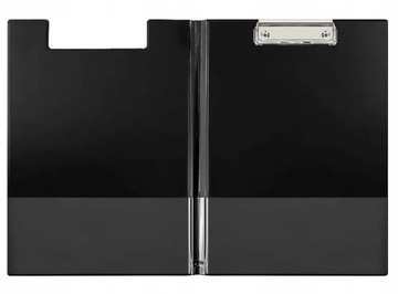 Teczka z klipem A4 Biurfol, czarna, KH-04-03