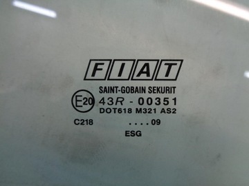 FIAT PANDA 2 II 1.1 03-12 SKLO (OKNO) PRAVÁ PŘEDNÍ