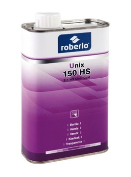 Lakier bezbarwny Roberlo Unix 150HS 1,5l KPL+kubek
