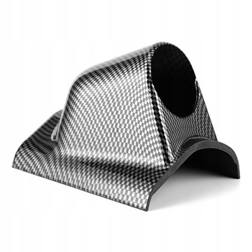 52mm 2in Carbon Fiber Style Single Hole Gauge