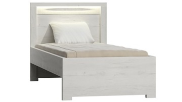 I20 ŁÓŻKO KRAFT BIAŁY LOFT KLASYCZNE 200x90 90cm
