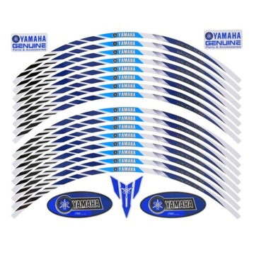 НАКЛЕЙКИ НА ДИСКИ ПОЛОСКИ КОЛЕСА YAMAHA SUZUKI APRILIA