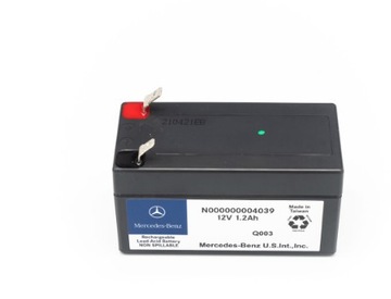 ORYGINALNY AKUMULATOR DODATKOWY MERCEDES 12v/1,2ah