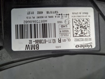 BMW 2 F22 F23 F87 M2 FACELIFT LCI FULL LED ADAPTIVNÍ 63118738686-02 PŘÍLEŽITOST