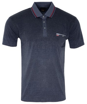 KOSZULKA męska POLO GRAFITOWA z kieszonką rozmiar 4XL