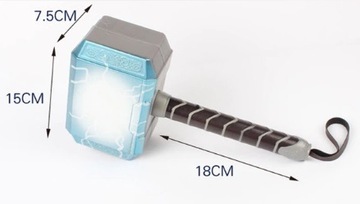 ТОР МОЛОТОК МЬЁЛНИР СВЕТЯЩИЕСЯ ЗВУКИ БОЕВ КОСПЛЕЙ