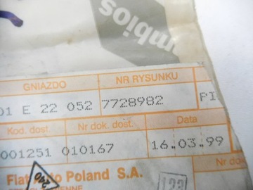 KROUŽEK DIFERENCIÁLU FIAT DOBLO FIORINO OE 7728982