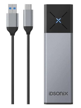 iDSOniX M.2 NVMe i SATA ADAPTER OBUDOWY SSD NVMe NA USB 3.2 Gen 2 10 Gb/s