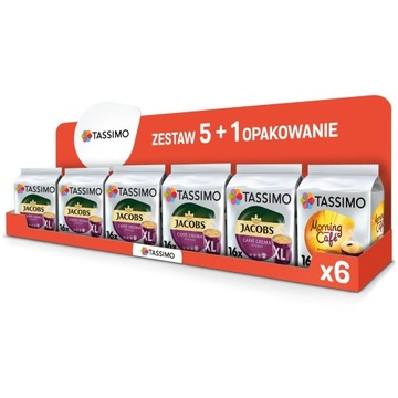 Tassimo Jacobs Caffé Crema XL Intenso 5+1 GRATIS