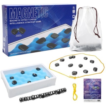 GRA PLANSZOWA Z MAGNESEM LOGICZNE MYŚLENIE TRENING MAGNETYCZNA GRA W SZACHY