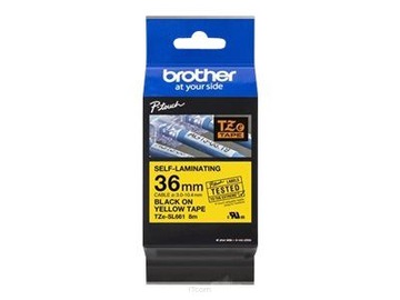 Oryginalna taśma Brother TZe-SL661 TZESL661 36mm samolaminująca