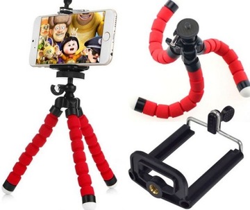 STATYW GIĘTKI ELASTYCZNY UCHWYT TELEFON TRIPOD
