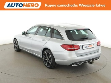 Mercedes Klasa C W205 Kombi Facelifting HYBRYDA 2.0 300 de 306KM 2020 Mercedes C 300 PHEV full LED navi klima auto, zdjęcie 3