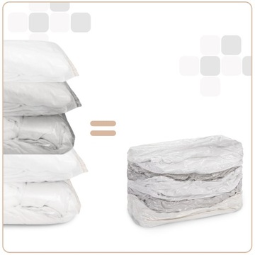 4CONVY Вакуумный пакет для постельного белья, одеял, лоскутных одеял, куб 80х100х30