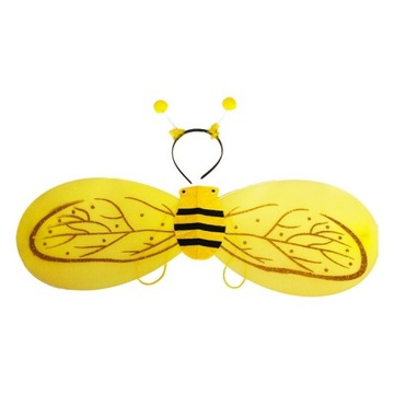 КОСТЮМ ПЧЕЛЫ ПОВЯЗКА НА ГОЛОВУ МАЙ КРЫЛЬЯ 2 шт.