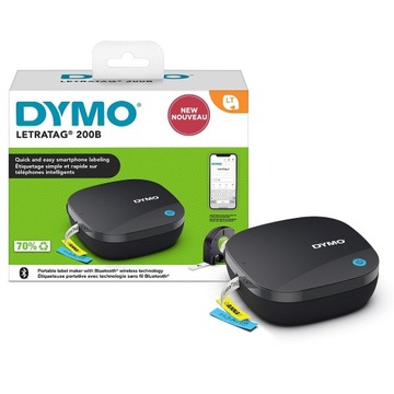 Drukarka do etykiet Dymo LetraTag LT-200B z 1 taśmą w komplecie