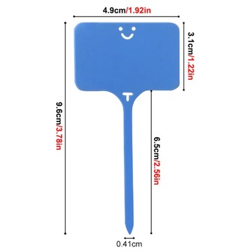 Хороший розовый стиль, 100 шт., новый садовый маркер