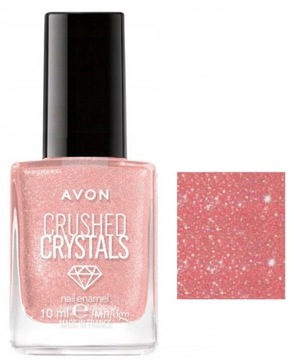 AVON Crushed Crystals Lakier do paznokci Crushed Crystals 3D GLITTERY PINK