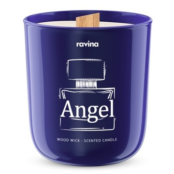 Sojowa świeczka o zapachu perfum ANGEL w szkle