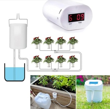 АВТОМАТИЧЕСКАЯ МАШИНА ДЛЯ ПОЛИВА ЦВЕТОВ С 8 КАПЕЛЬНЯМИ