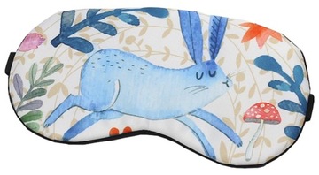 OPASKA NA OCZY DO SPANIA MASKA SATYNA ZAJĄCZEK