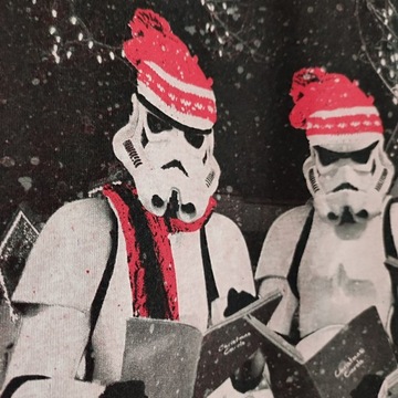 XXL TU CLOTHING koszulka świąteczna Star Wars troopers szturmowcy Mikołaj