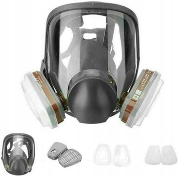 6800 МНОГОРАЗОВАЯ ПОЛНОЛИЦЕВАЯ МАСКА 15В1