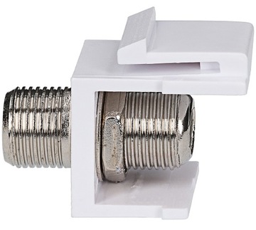 Слот модуля Keystone F (цилиндр) белый