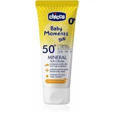 Крем для засмаги для дітей з мінералами з фільтром захисним SPF 50 CHICCO