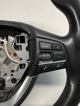 МНОГОФУНКЦИОНАЛЬНЫЙ РУЛЕВОЙ BMW F10 F11 КОЖА 6102240 ŚLĄSK