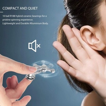 Спиннер для борьбы с тревогой, игрушка для вращения пальцев