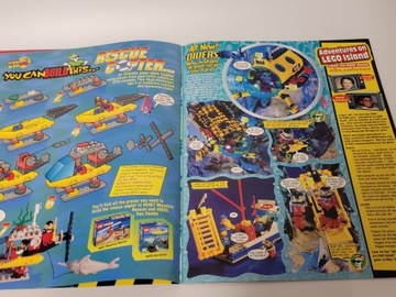 Журнал Lego Mania 1997 / Плакат Western Town Castle Fright Knights