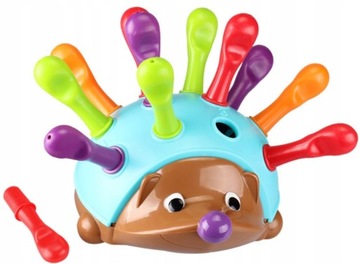 Сортировщик ежиков Монтессори, моторное обучение, развивающая головоломка, обучение счету