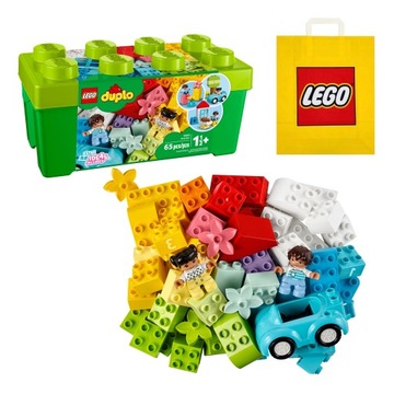 Klocki - LEGO DUPLO - Pudełko z Klockami (10913) + Torba Prezentowa LEGO