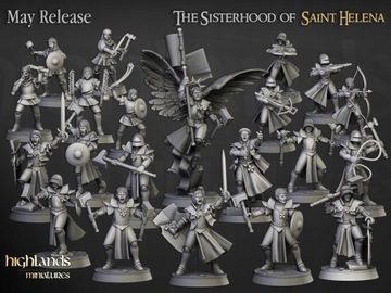 Молодые сестры - 5 шт - Highlands Miniatures.
