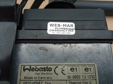 Webasto Thermo Top C 5 кВт ДИЗЕЛЬ/бензин