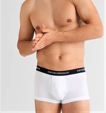 Bokserki EMPORIO ARMANI męskie 3-PACK TRUNK